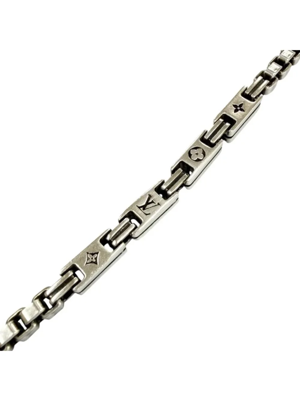 Louis Vuitton Necklace LV Terra Chain Silver